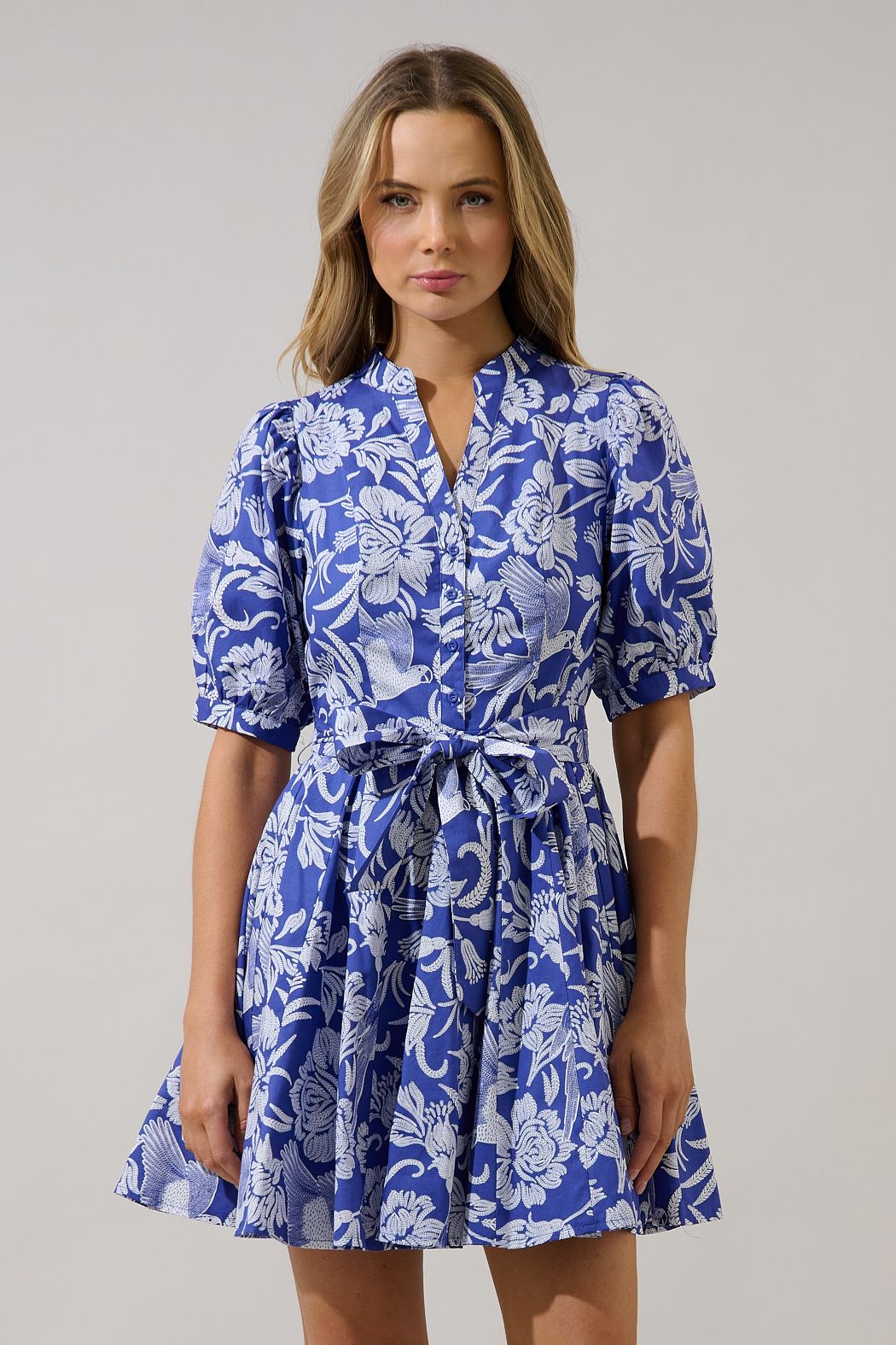 Wenda Pleated Mini Dress - Made in Kentucky