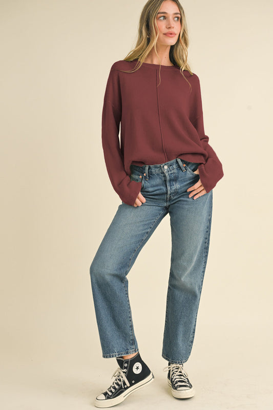 Brick Sweater Top