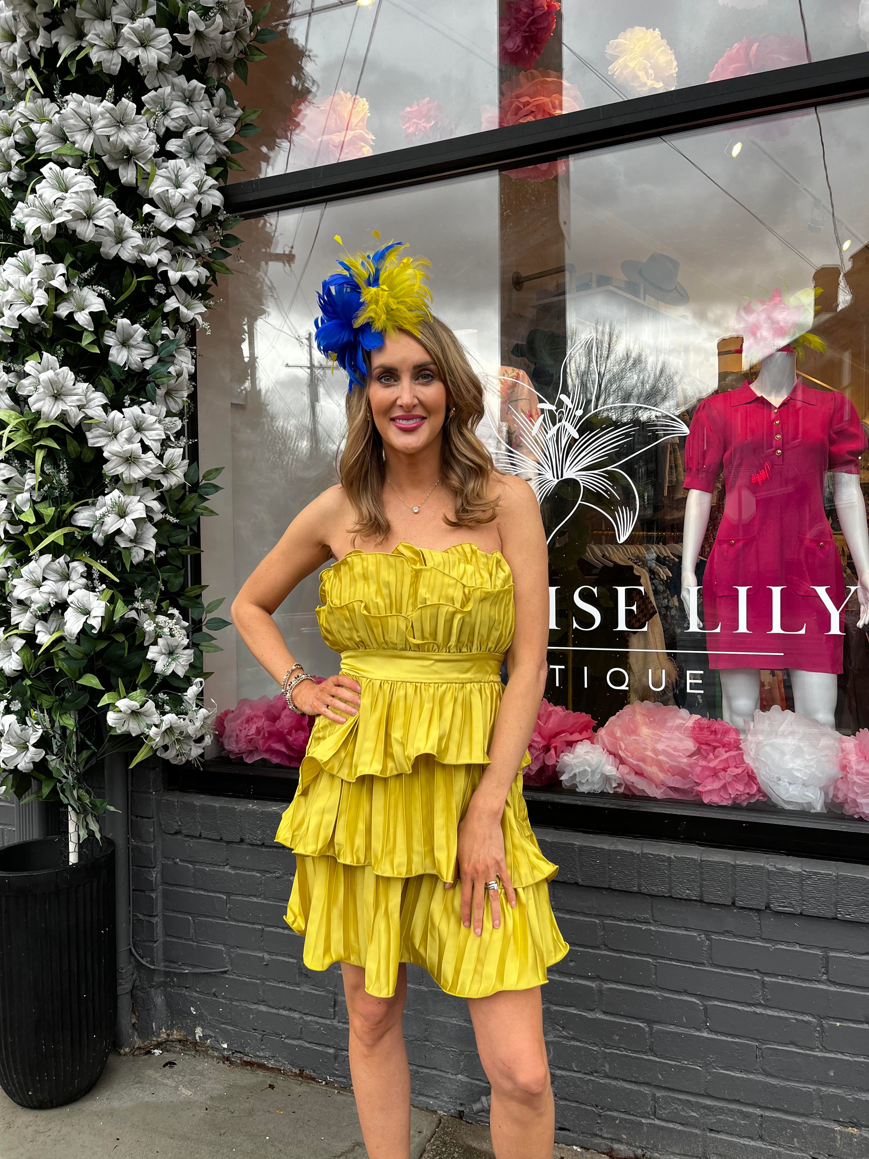 Golden Hour Ruffle Dress