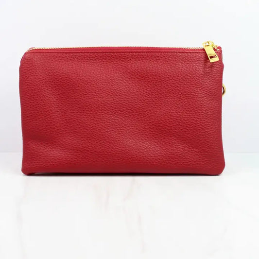 Caroline Hill Liz Crossbody Bag in Burgundy