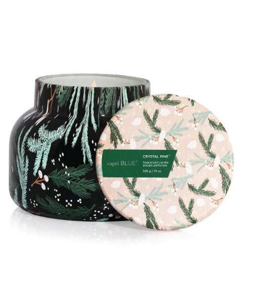 Crystal Pine Holiday Pattern Play Signature Candle