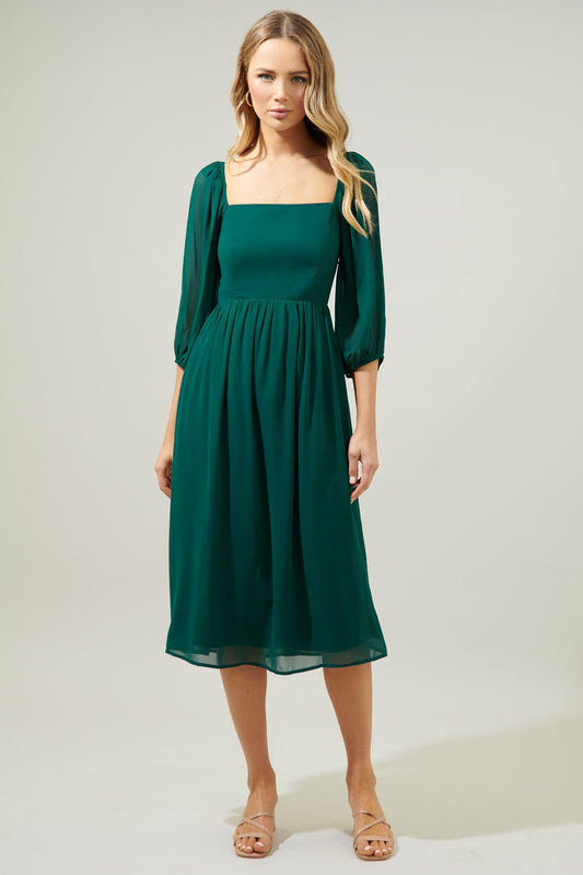 Emerald Green Dress