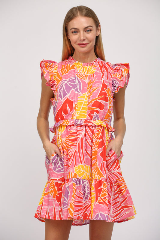 Ariel Tropical Dress - Online Only - Dress - Mini - Surprise Lily