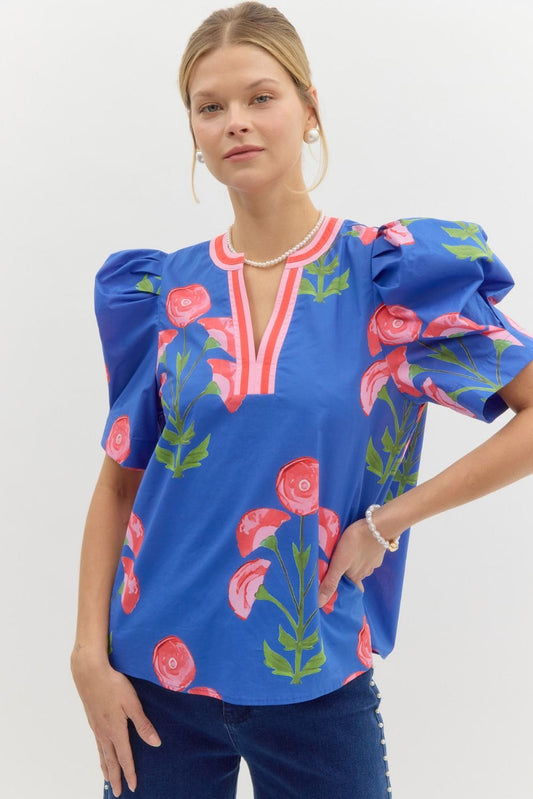 Floral Frenzy Top