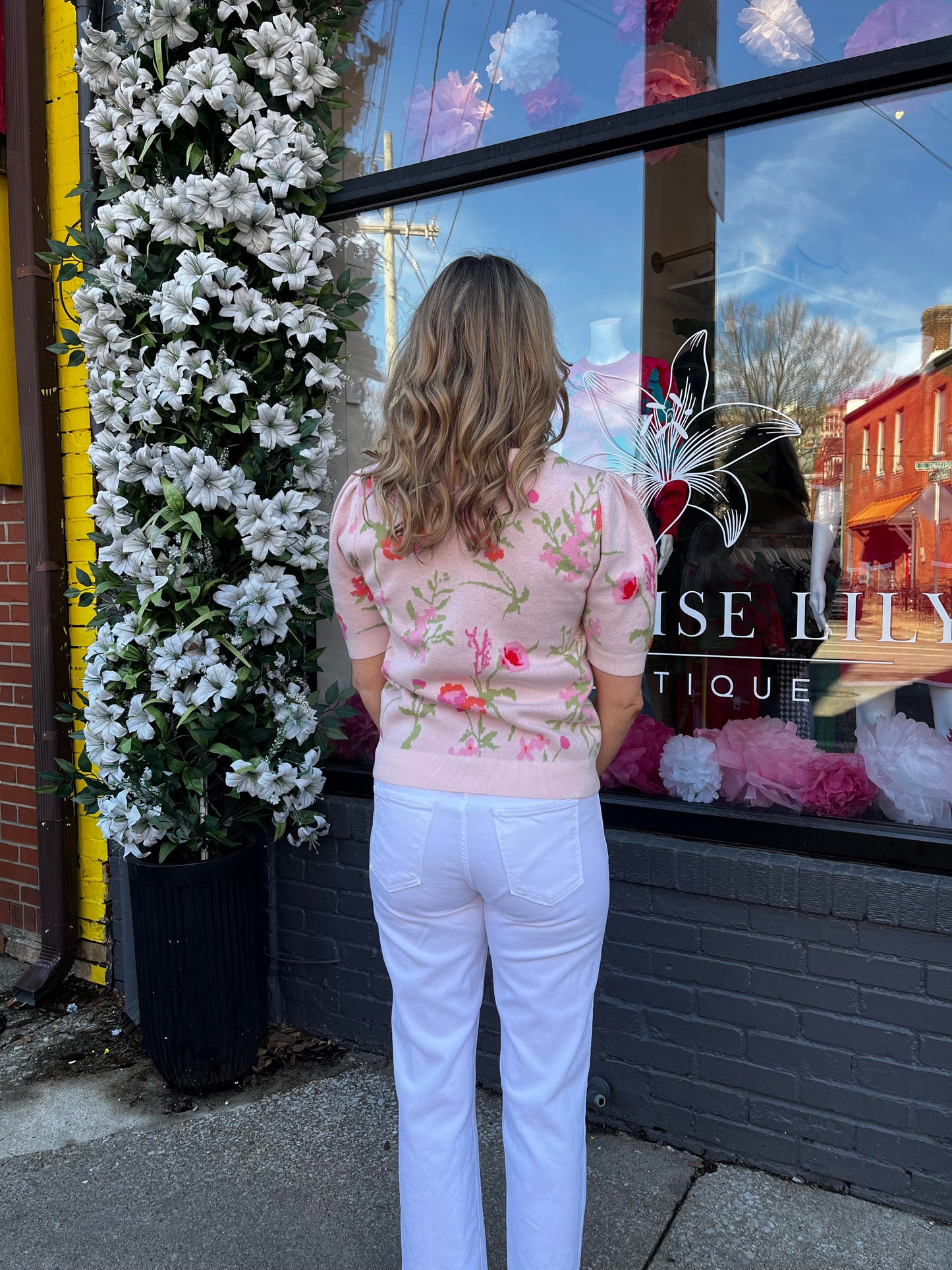 Elizabeth Floral Spring Sweater