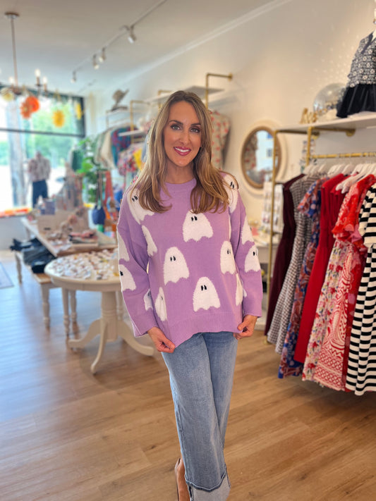 Boo-tiful Ghost Sweater