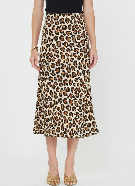 Leopard Midi Skirt