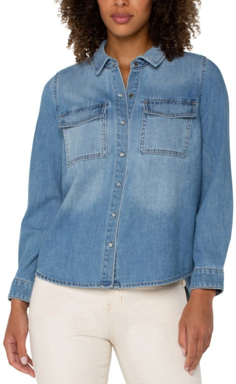 Button Down Shirt With Pockets