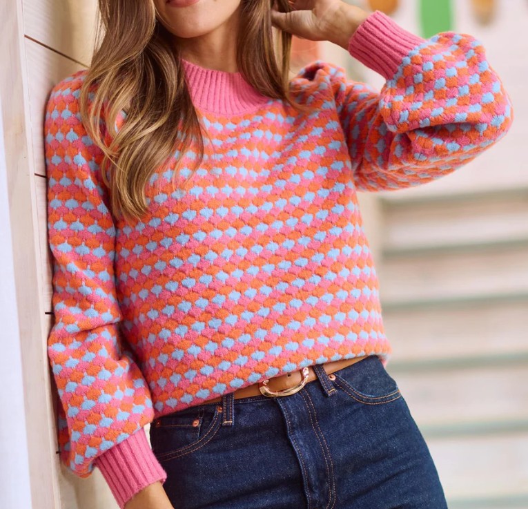 Annabelle Sweater in Pink