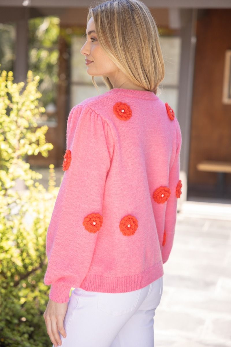 Pink and Pearl Sweater