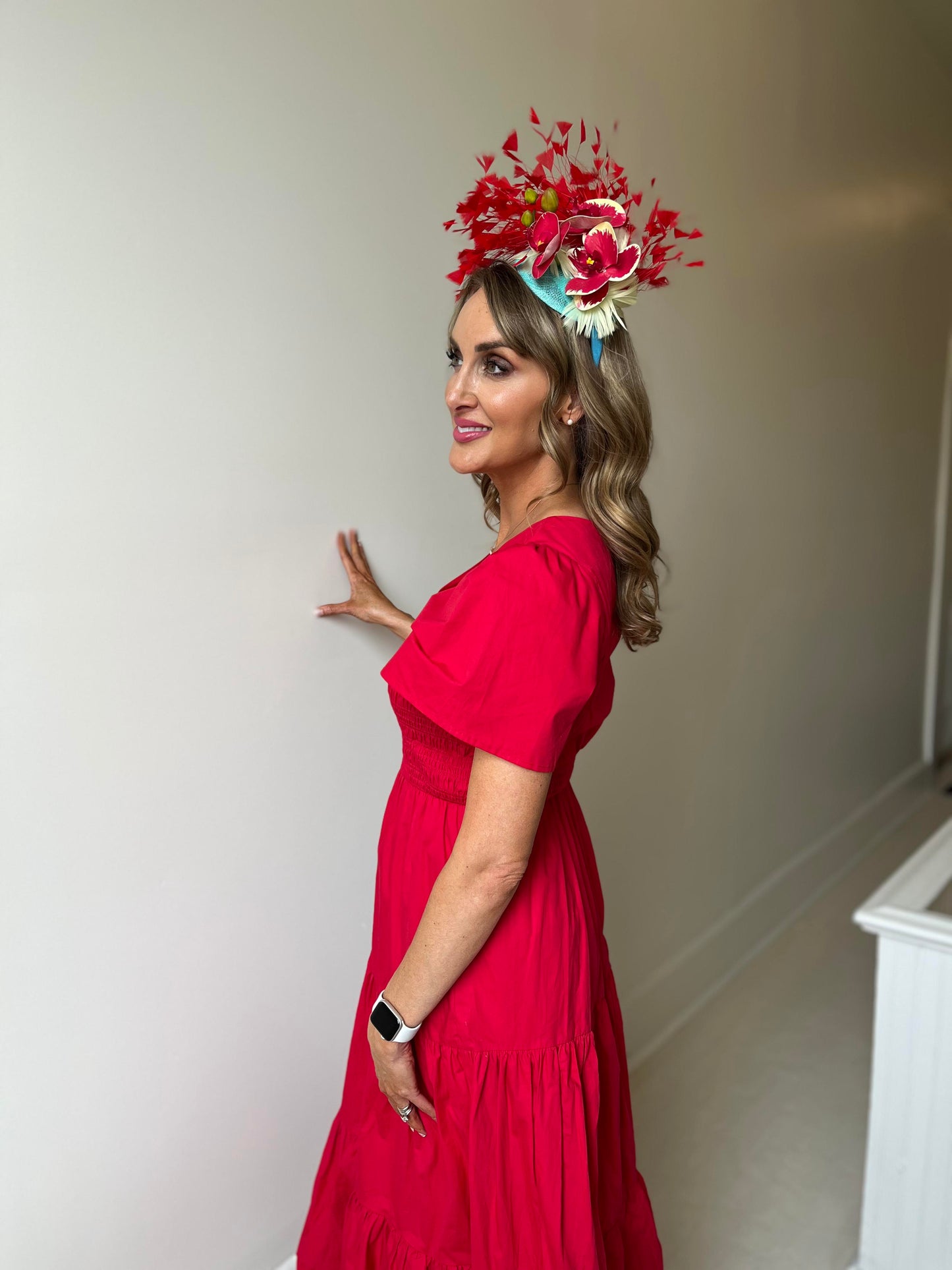 Alexis Poplin Tiered Midi Dress