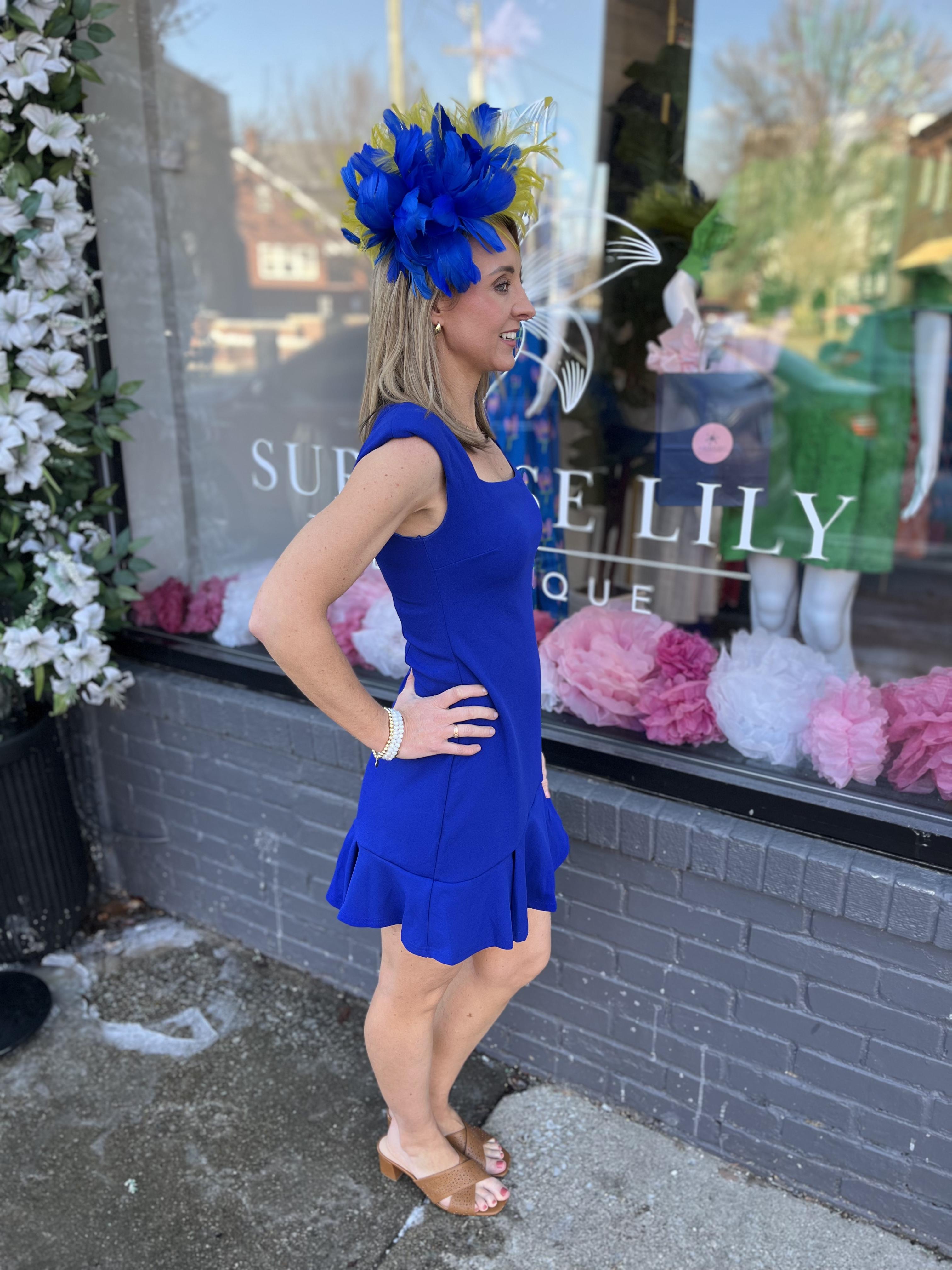 Royal Ruffle Mini Dress