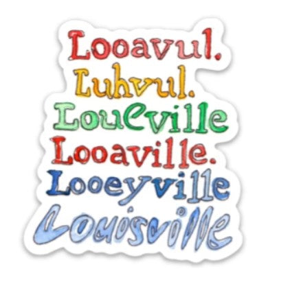 Bri Bowers Louisville Sticker