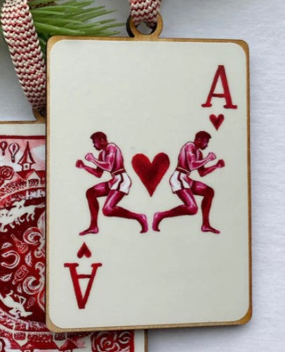 Bri Bowers Kentucky Playing Card Ornament - Ace - Ornament - Surprise Lily