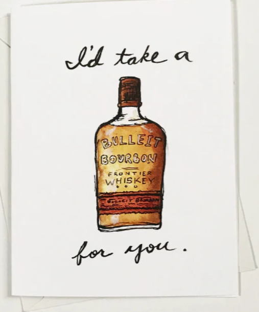 Bri Bowers Watercolor Card - Bulleit Bourbon - Card - Surprise Lily