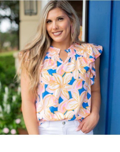 Lilly Ruffled Top