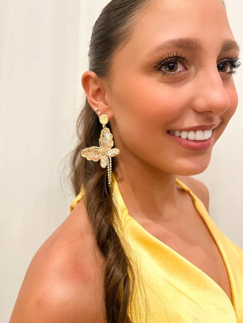 Lilliana Lightweight Butterfly Drops