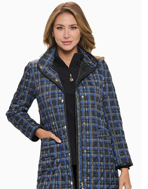 Plaid Quilted Jacket