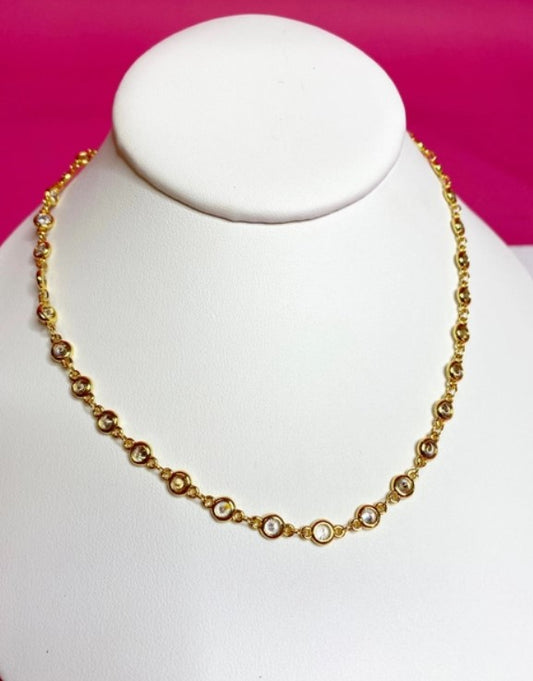 Chain Necklace Small Round