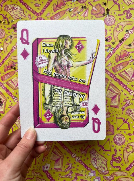 Taylor Swift Jumbo Playing Card