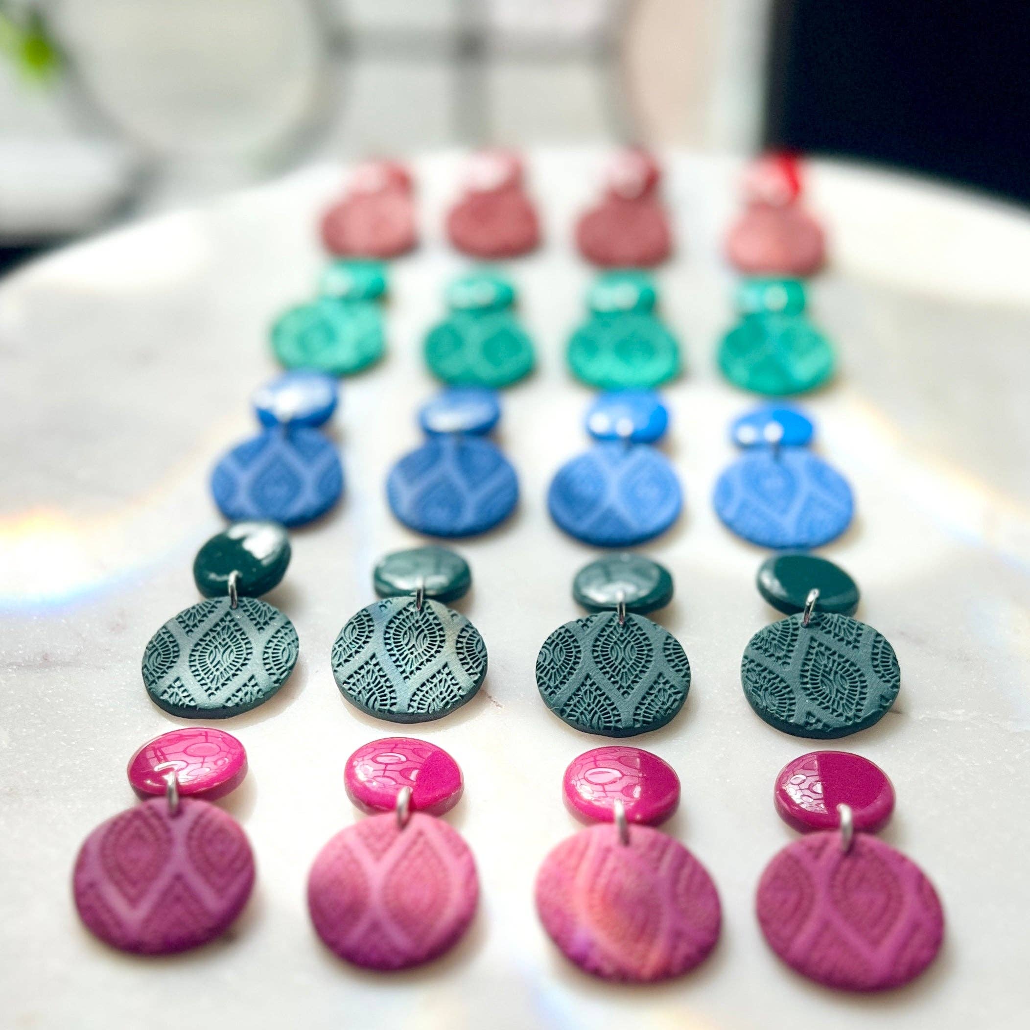 Harmony Earring: Amethyst - Summer - Surprise Lily