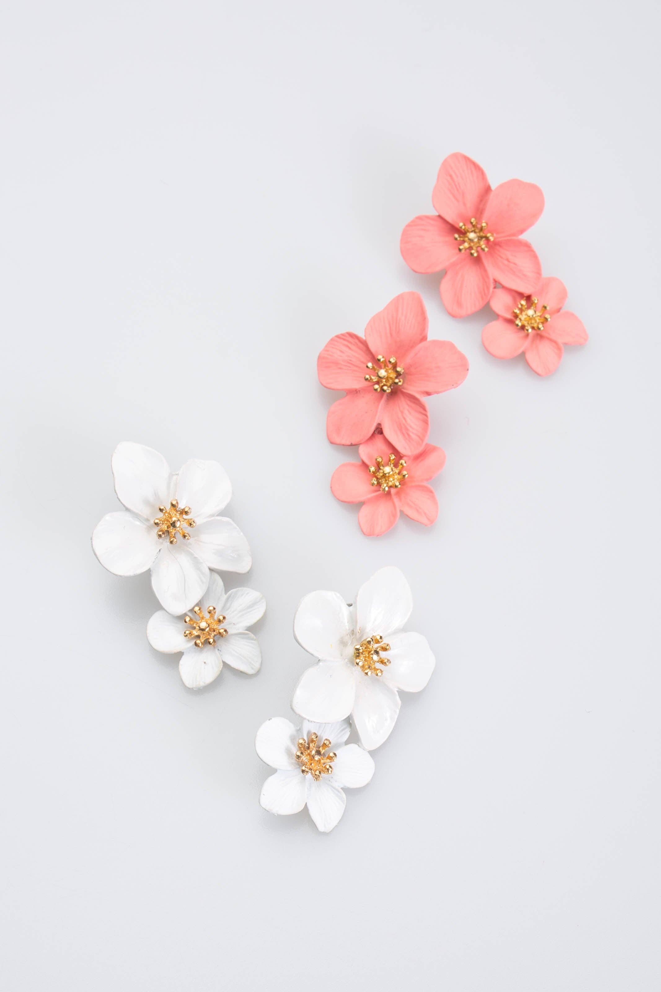Belle Floral Drop Earrings