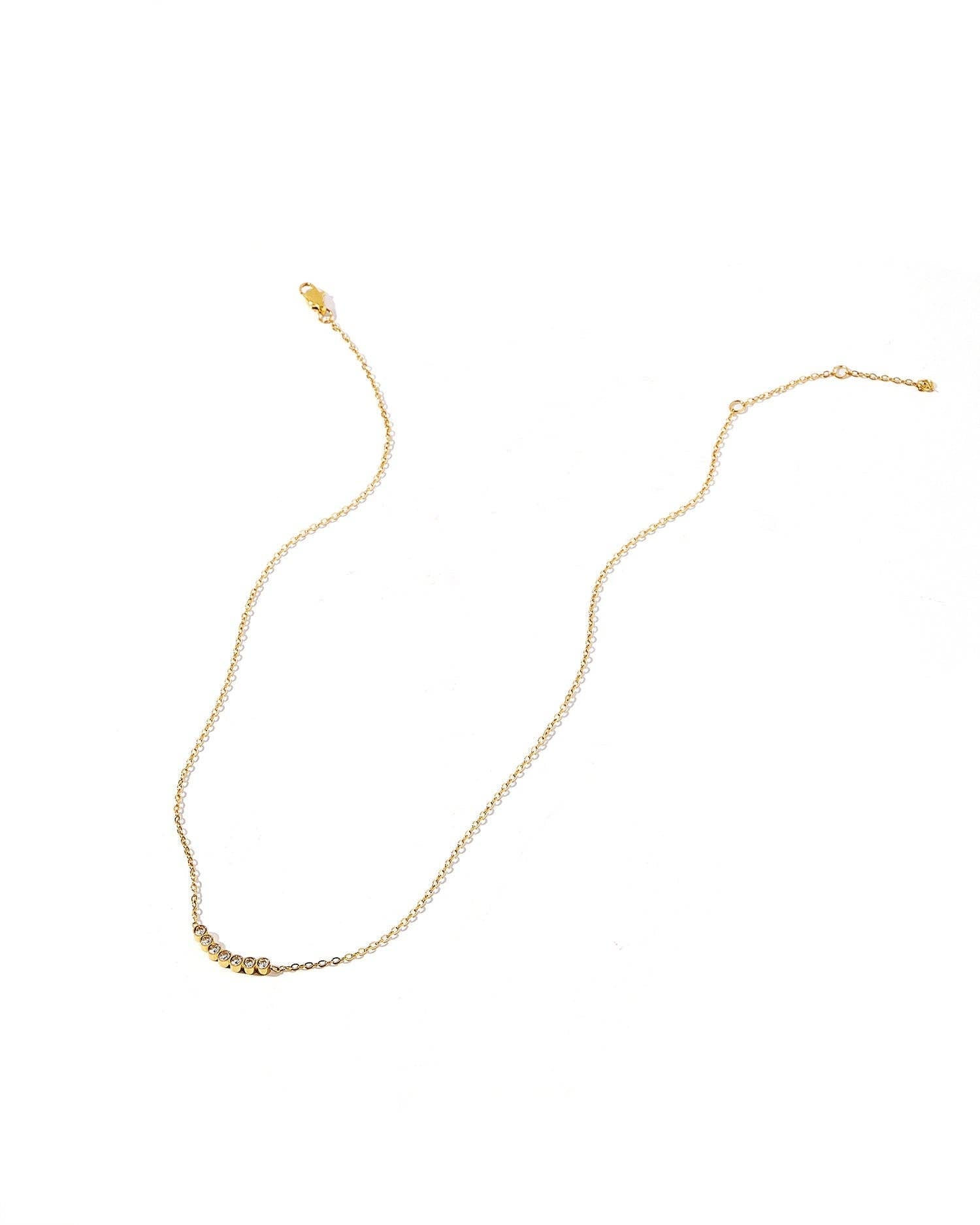 Necklace - Abigail Gold - Surprise Lily