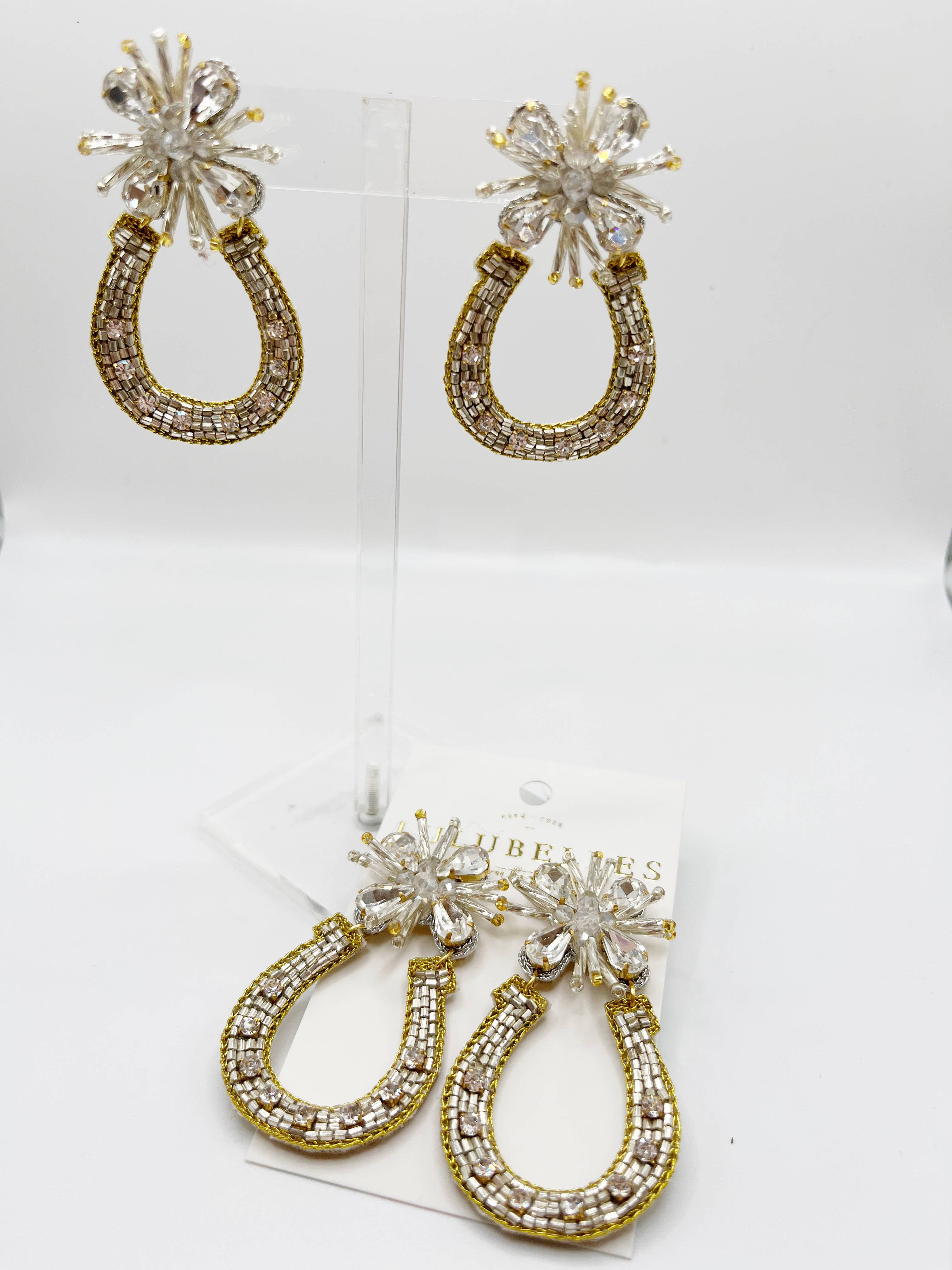 Derby Horseshoe Earrings