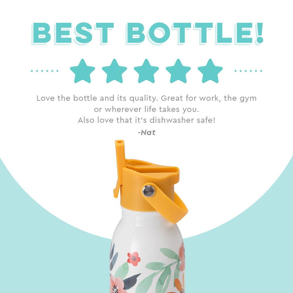 Swig Honey Meadow Flip + Sip Water Bottle (20oz)