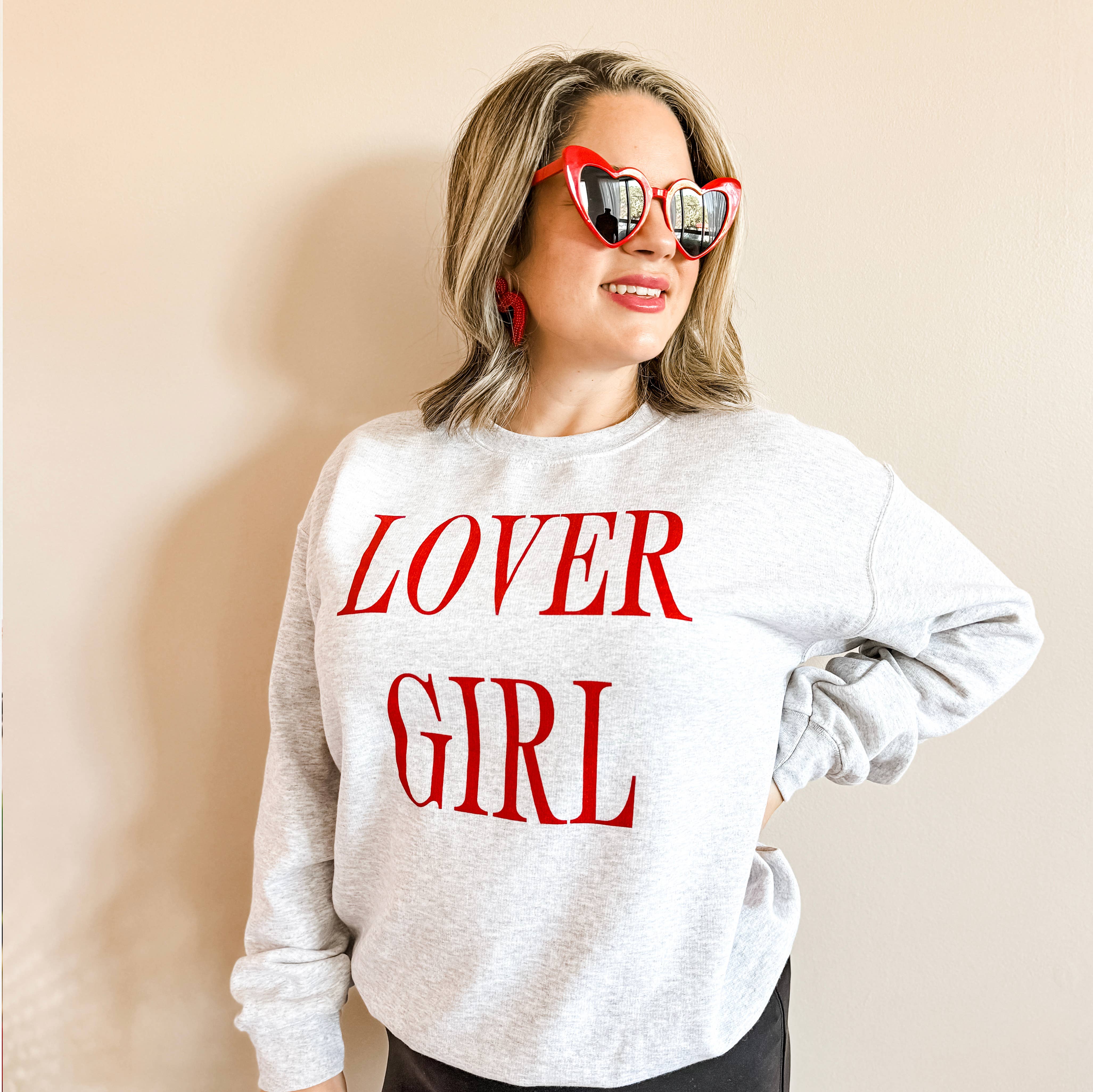 LOVER GIRL Crewneck Sweatshirt - Surprise Lily
