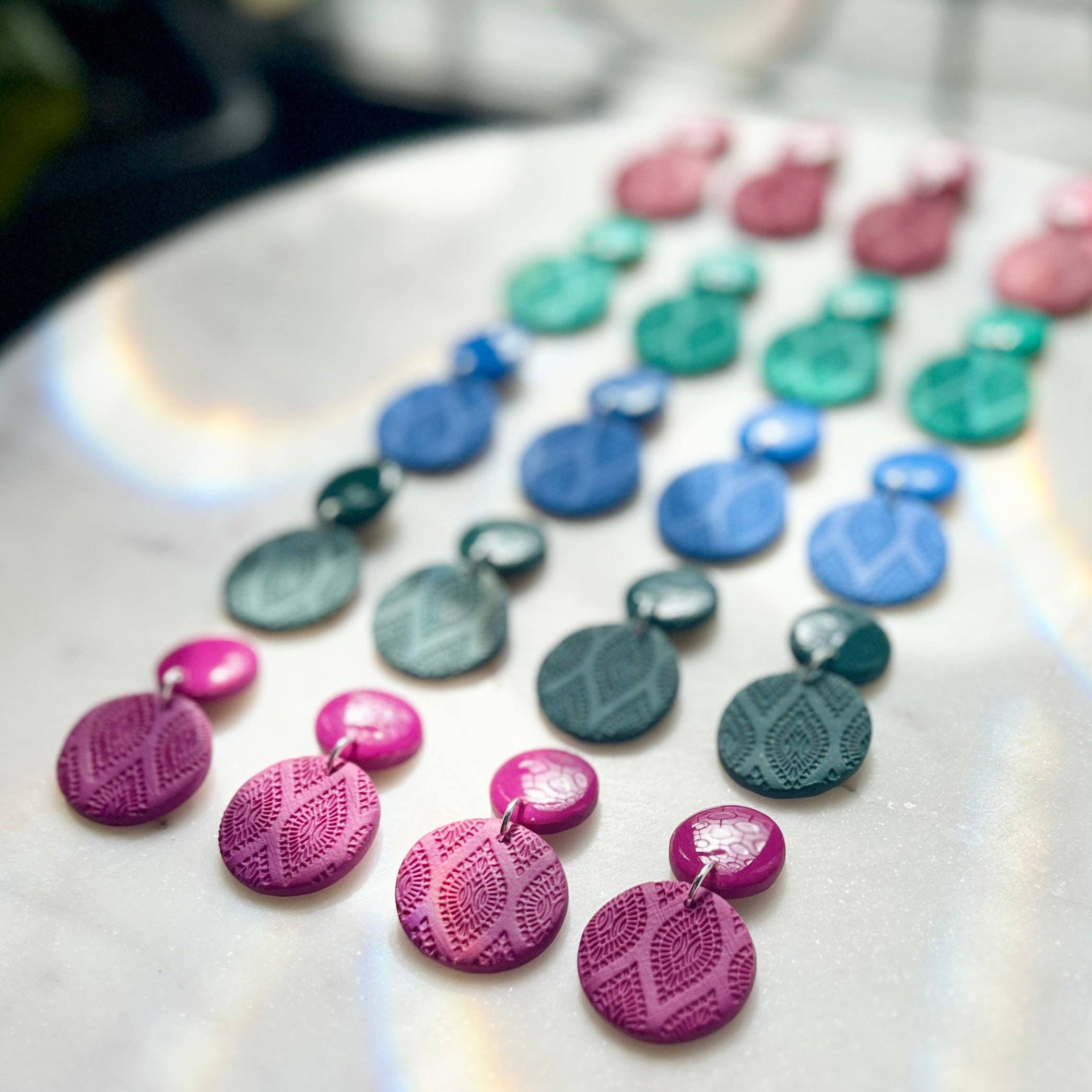 Harmony Earring: Amethyst - Summer - Surprise Lily