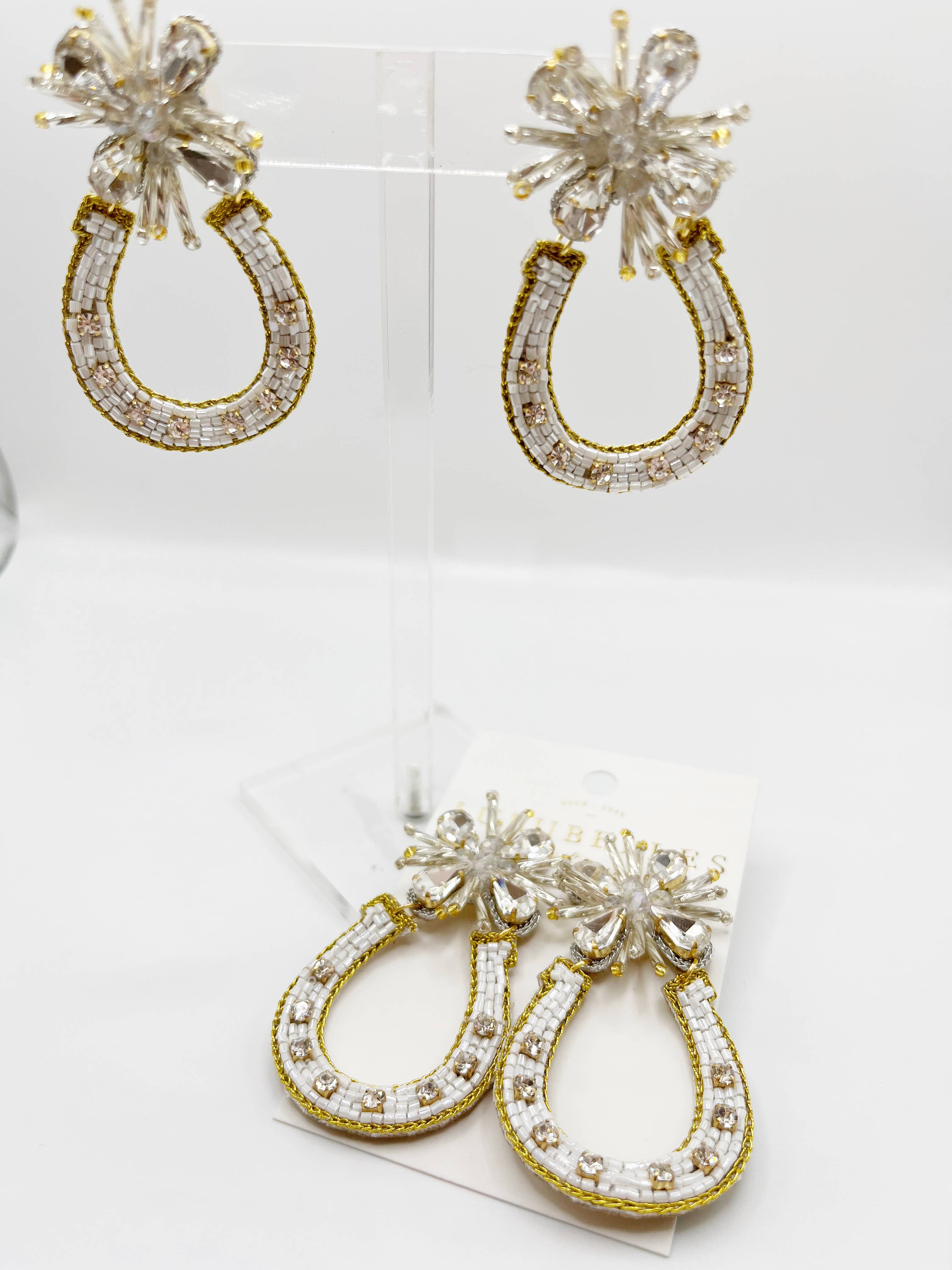 Derby Horseshoe Earrings