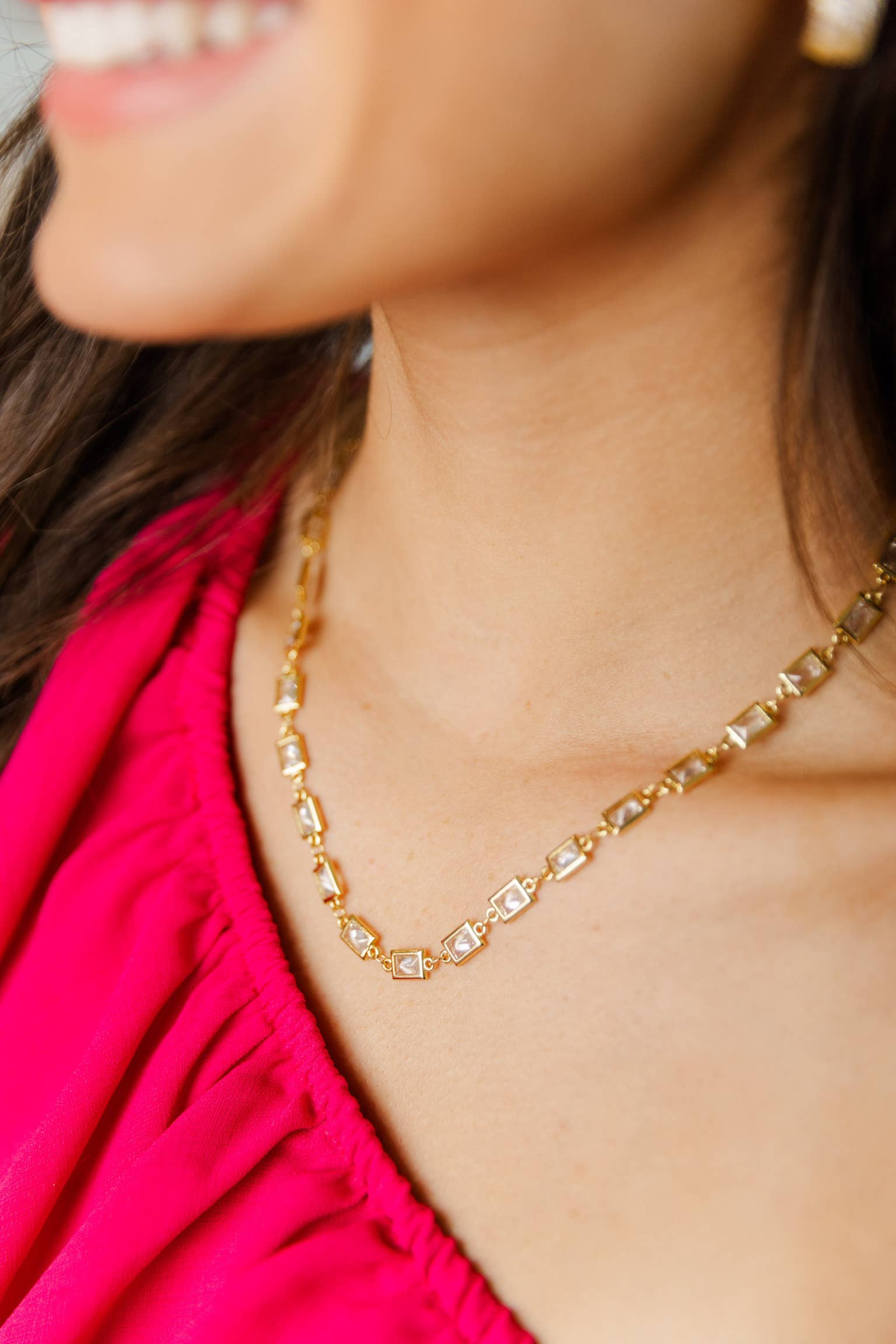 CZ Chain Layering Chokers