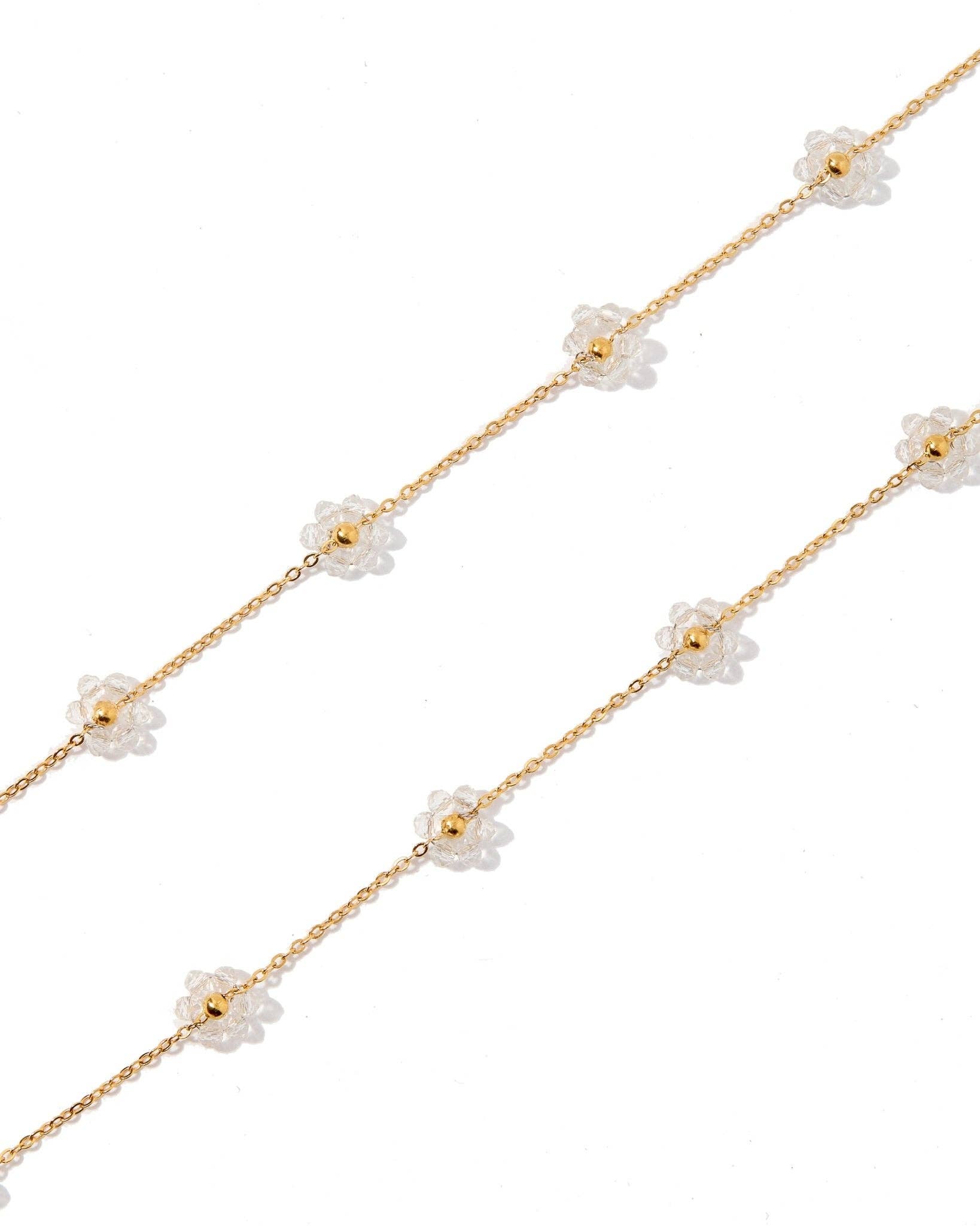 Necklace - Gracie Clear - Surprise Lily
