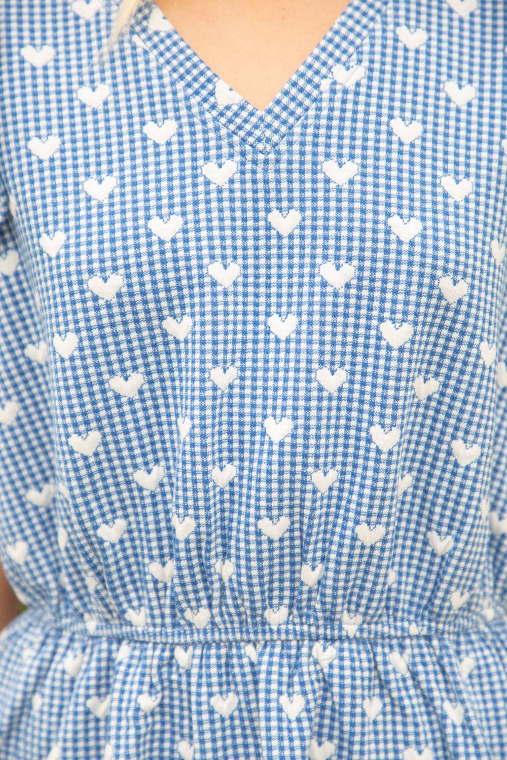 Heart Printed Double Ruffle Top - Top - Short Sleeve - Surprise Lily