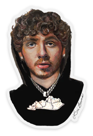 Bri Bowers Jack Harlow Face Sticker
