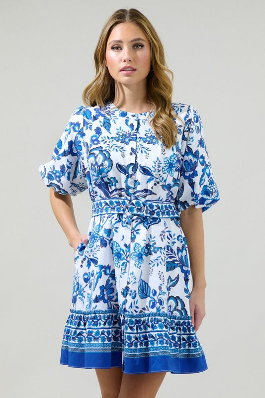 Shelby Floral Mini Dress - Dress - Mini - Surprise Lily