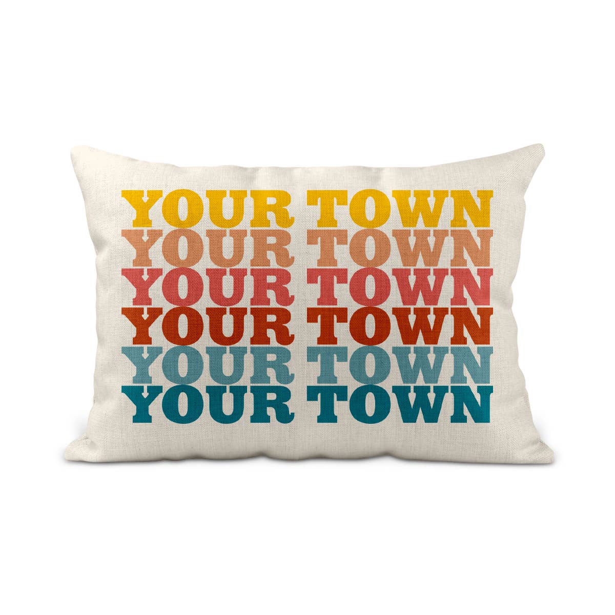 Highlands City Lumbar Pillow - Supergraphics