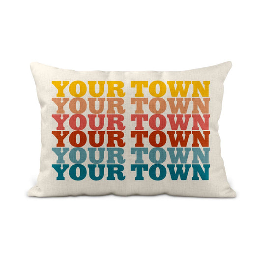 Highlands City Lumbar Pillow - Supergraphics