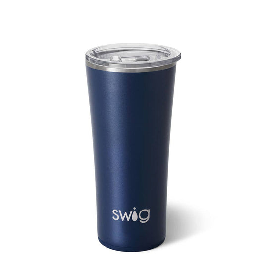 Swig Navy Tumbler (22oz) - Drinkware - Surprise Lily