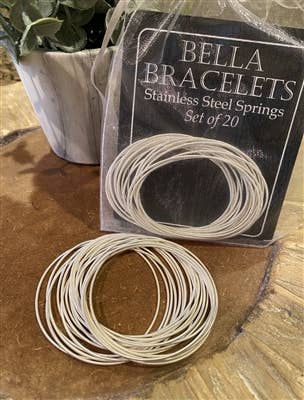 A package of 20 spring bracelets, ready to be worn and admired.